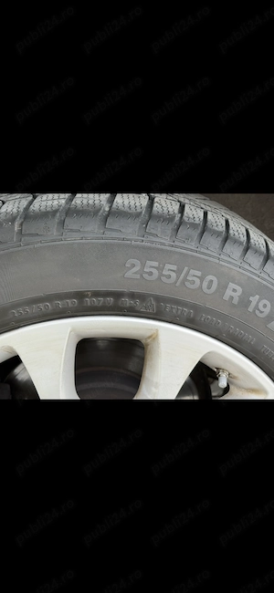 Set jante plus anvelope iarna  impecabile ca noi Continental Winter Contact R19 pt Bmw X5/X6 seria F - imagine 5