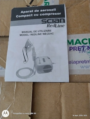 Vând la 99 lei, aparat inhalații, tratarea răcelii și alte afecțiuni la recomandarea medic acasa 