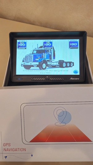 GPS pentru camion, 9 inch, cu camera de marsarier Sony, IGO Primo Truck harti 2026, bluetooth, full 