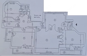 Închiriere 3 camere Unirii, Coposu, etaj 2, centrala, 100 mp, pretabil Birou - imagine 14