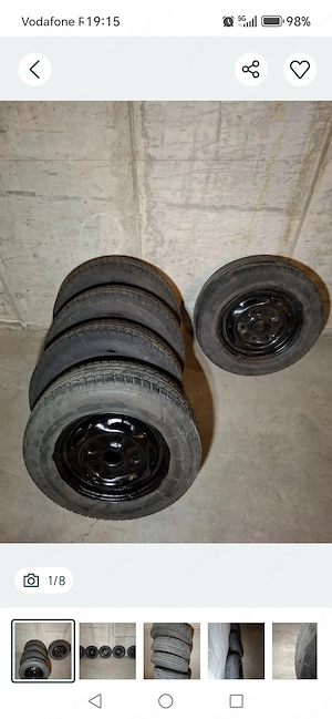 Roti Ford Transit MK6-MK7 an 2006-2015 cu cauciucuri iarna Tracmaxg