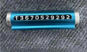 Suport număr de telefon pentru parcare  - imagine 2