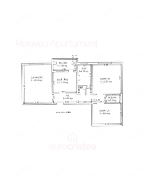 Apartament cu 3 camere de vânzare în Mangalia   Strada Portului - imagine 11