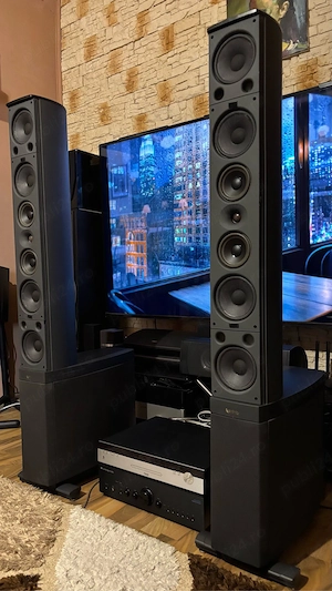 INFINITY Composition PRELUDE Boxe High-End Audiophile cu Subwoofere ACTIVE de 30Cm 300W Made in SUA 