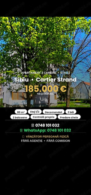 Vând Apartament în Sibiu