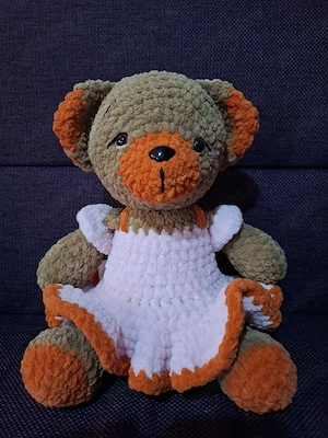 Ursulica roz bombon amigurumi