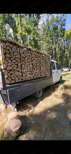 lemne de foc tăiate și sparte transport inclus!