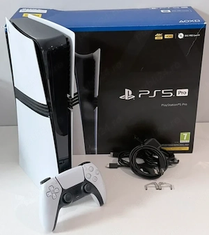 Sony PlayStation 5 Pro PS5 Pro 2TB   Fără unitate optică   În cutie, complet   Pregătit pentru GTA V