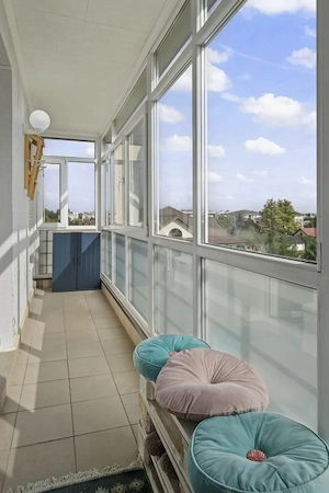 Otopeni, Central, Apartament 3 camere, 78mp, loc parcare, mobilat, centrală - imagine 12