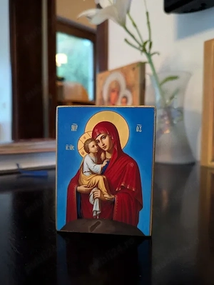 Icoană Maica Domnului cu Pruncul, de la Poceav