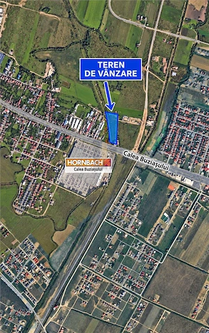 OPORTUNITATE DE INVESTITIE  3.548 MP , Timisoara,CALEA BUZIASULUI , ZONA HORNBACH