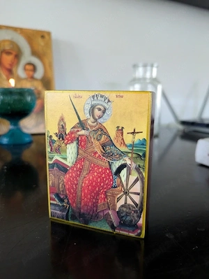 Icoană pe lemn Sfânta Ecaterina