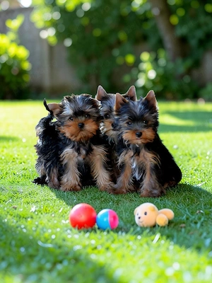 Yorkshire Terrier cu pedigree 