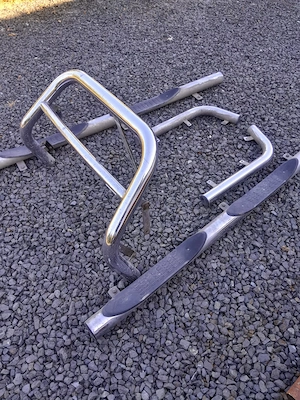 Vand bullbar inox si carlig remorcare - imagine 2
