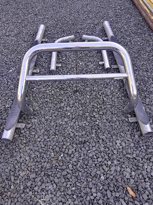 Vand bullbar inox si carlig remorcare