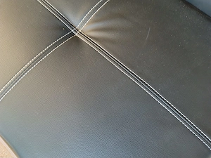 Canapea imitație piele extensibilă 