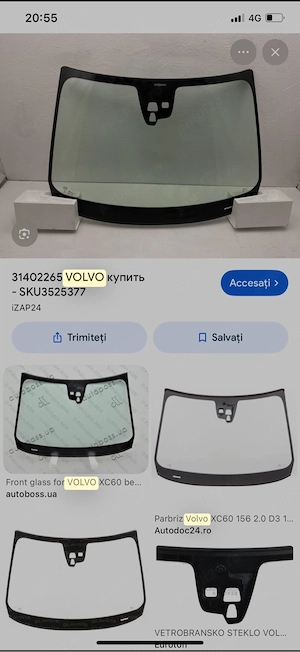 ocazie! Vand parbriz Volvo XC 90 model ll si parbriz volvo XC60 din 2013 - imagine 3