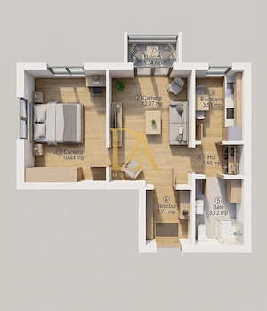 APARTAMENT 2 CAMERE | Et 1/10| ALEXANDRU OBREGIA – FÂNTÂNA FLORILOR  - imagine 4