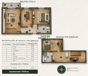 Cosmision 0% Apartament 3 camere + loc de parcare - imagine 3