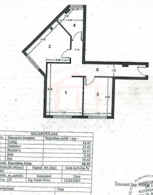 55.000 euro, APARTAMENT,  tip mansarda pe 2 nivele SIDERURGISTILOR - imagine 3