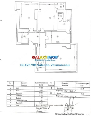 Apartament 3 Camere Cartierul Latin COD 314 - imagine 12