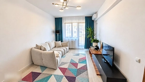 Vanzare Apartament 2 camere 55,64 mp, parcare inclusă, mobilat, 2 balcoane