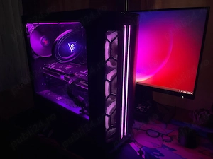 PC Gaming RX 7800XT 16GB   Intel I7 10700K   32 GB RAM Racire AIO - imagine 2