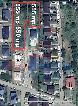 Ocazie! Valea Adanca str Vaii  TEREN 656mp  intravilan suprafata plana  2 loturi disponibile - imagine 3