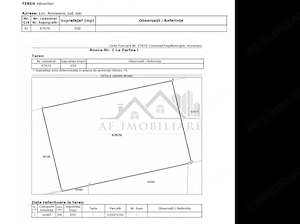 Aroneanu str Viisoarei TEREN 2 loturi x 650 mp. Intravilan cu utilitati zona construibila numai de c - imagine 10