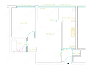 2 camere la vila, Aviator Popisteanu, Domenii, incalzire proprie, parcare - imagine 10