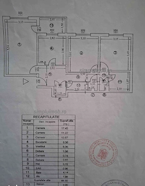 Apartament 3 camere Metrou Piata Sudului Sun Plaza Sector 4 - imagine 7