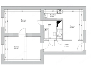 Apartament 3 camere, 75.25 mp, zonă Semicentrală - imagine 15