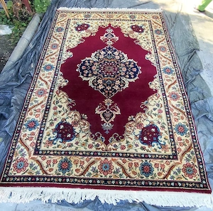 Vand covor persan din lana lucrat manual