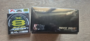 Mulineta NOUA Baitcasting Abu Garcia Revo Beast 40 (frana 14kg, ratio 5.8:1, 270g)