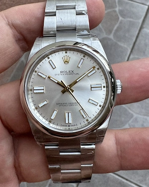 Rolex Oyster Perpetual 41 mm 124300 Oyster Silver VSF V2 VS3230