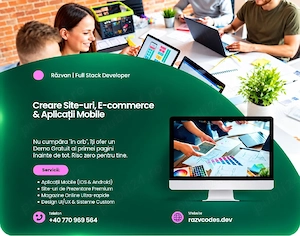 Creare Site-uri Web Si Aplicatii Mobil Premium & Magazine Online | Ofer Demo Gratuit