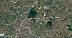 Timișoara Teren 7.244 mp pe Centură zona Aeroport 20 Euro mp, front 63 m proprietar  - imagine 4