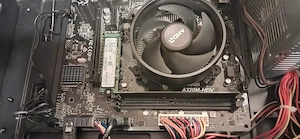 Kit AMD Ryzen 3 + placa de baza AM4 + 4 GB DDR4