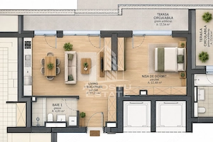 Apartament 2 camere bloc nou Zona Torontalului Timisoara