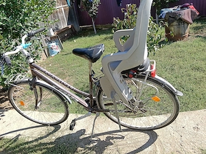 Bicicleta dama cu scaun pt copil