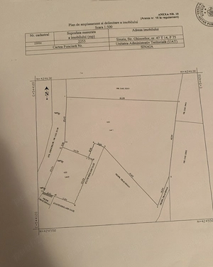 TEREN INTRAVILAN DE VÂNZARE   Sinaia, Str. Ghioceilor   Suprafața Totală de 6.733 MP - imagine 7