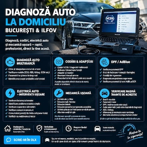 Diagnoză Auto & Mecanica la Domiciliu București & Ilfov | Launch, VCDS, Delphi | Erori, DPF, Baterie - imagine 2