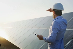 Muncitor site energie regenerabila   renewable energy site worker - PV Park Group - imagine 2