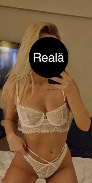  NOUĂ ÎN ORAȘ! Blondă superbă, slăbuță și finuță   Poze 100% reale 