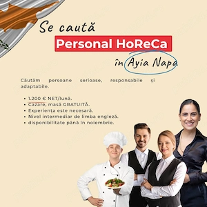 Ospătari, Ajutor de Ospătari, Hostess, Bucătar Senior, Servicii Oaspeți în CIPRU - imagine 2