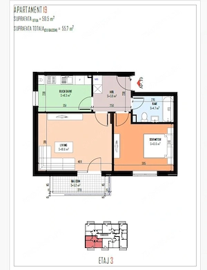 Apartamente cu 2 camere in bloc nou Bragadiru - imagine 14