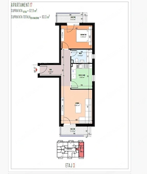 Apartamente cu 2 camere in bloc nou Bragadiru - imagine 12