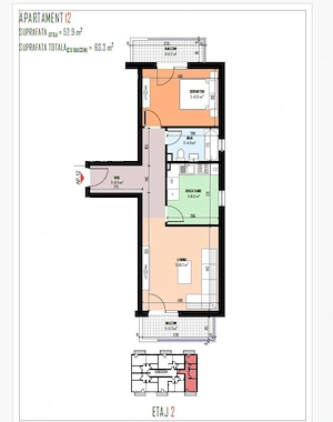 Apartamente cu 2 camere in bloc nou Bragadiru - imagine 11