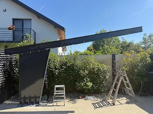 Carport auto metalic 2 locuri  - imagine 2