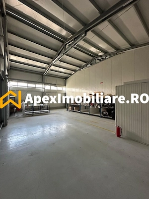 Hala Industrială Vest Ploiești 550 mp + Birouri | Parcare 20 auto | Acces TIR | 